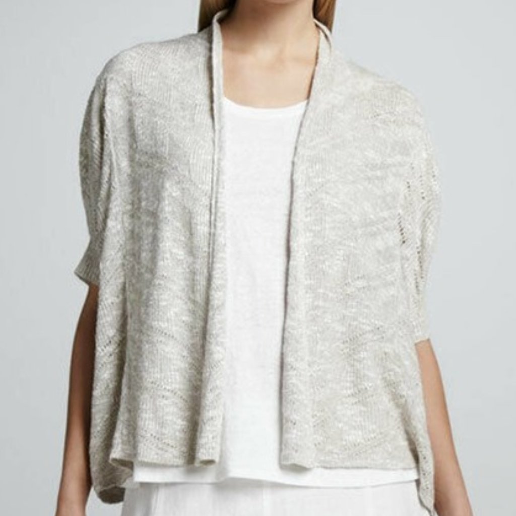 Eileen Fisher | Karma Ripple Natural Knit Cardigan
